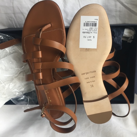 ⭐️Host Pick NIB Sergio Rossi Scape Donna Sz 6 - 36 wrap sandals - Picture 11 of 13